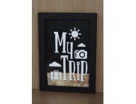 QUADRO COFRE DECORATIVO METAS MY TRIP